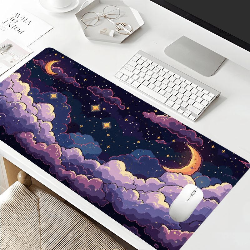 Tradescantia Purple - Mor Yıldızlı Gece Bulutu Mouse Pad'i