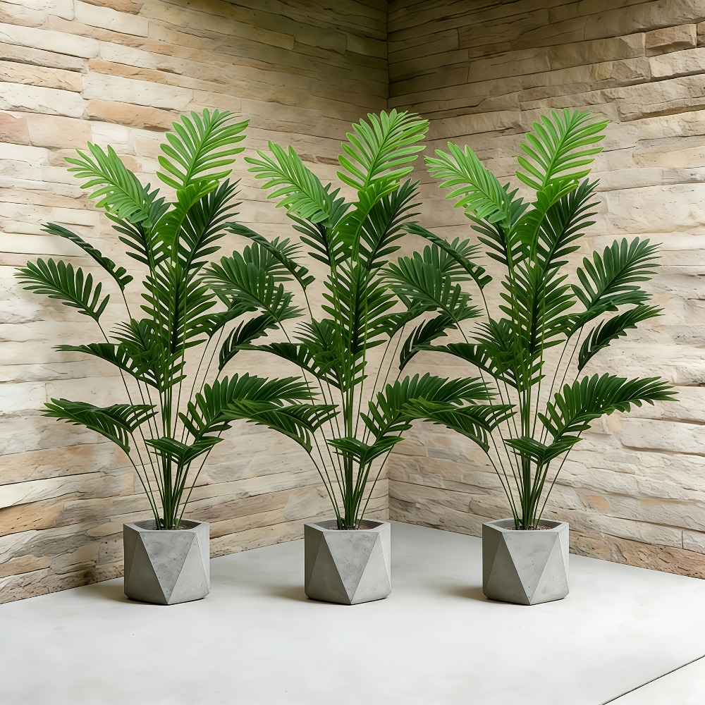 Monstera Adansonii - 1 adet 65-128CM büyük yapay palmiye