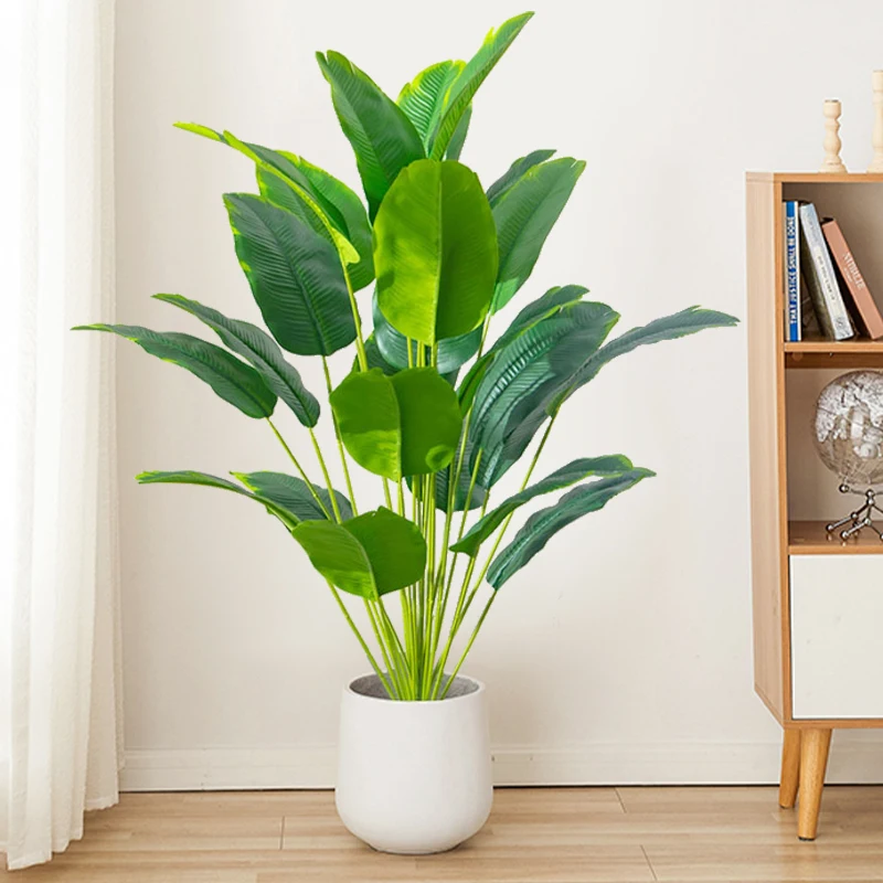 Monstera Adansonii - 1 adet Yapay Bitki Büyük Tropikal