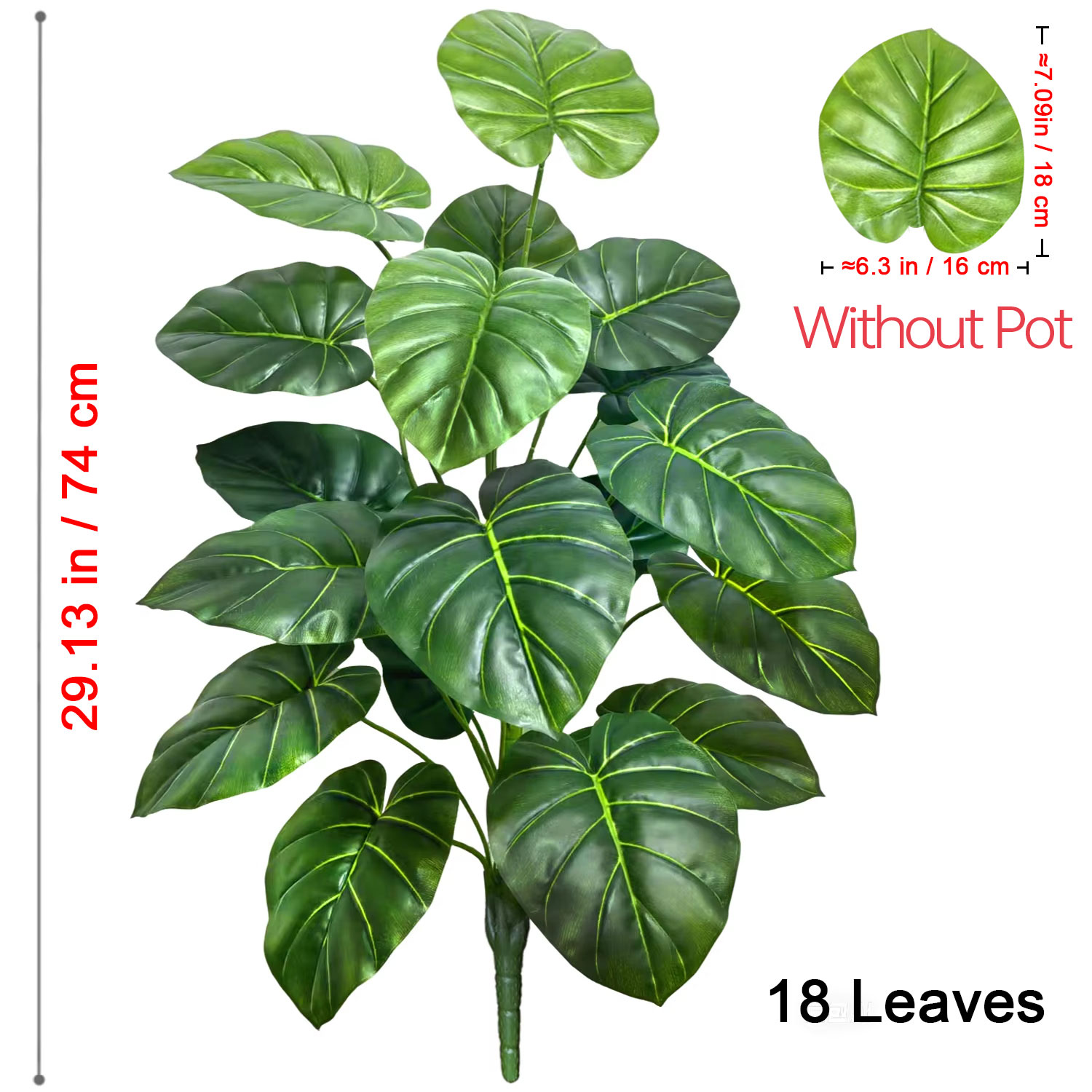 1 Adet 60-105cm Gerçekçi Yapay - Monstera Adansonii incelemesi ve fiyatı