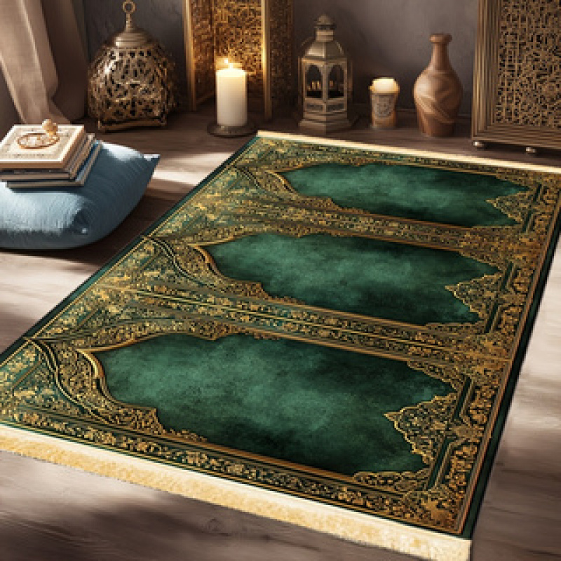 VIKAMA Lüks İslami Seccade Kat - Maranta Prayer Plant incelemesi ve fiyatı