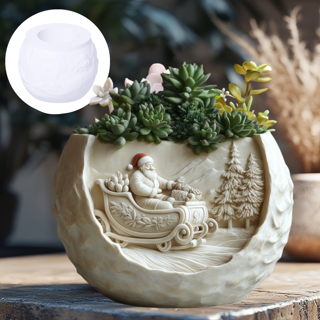 Sedir Kızaklı Noel Baba Rölyef - Echeveria Succulent incelemesi ve fiyatı