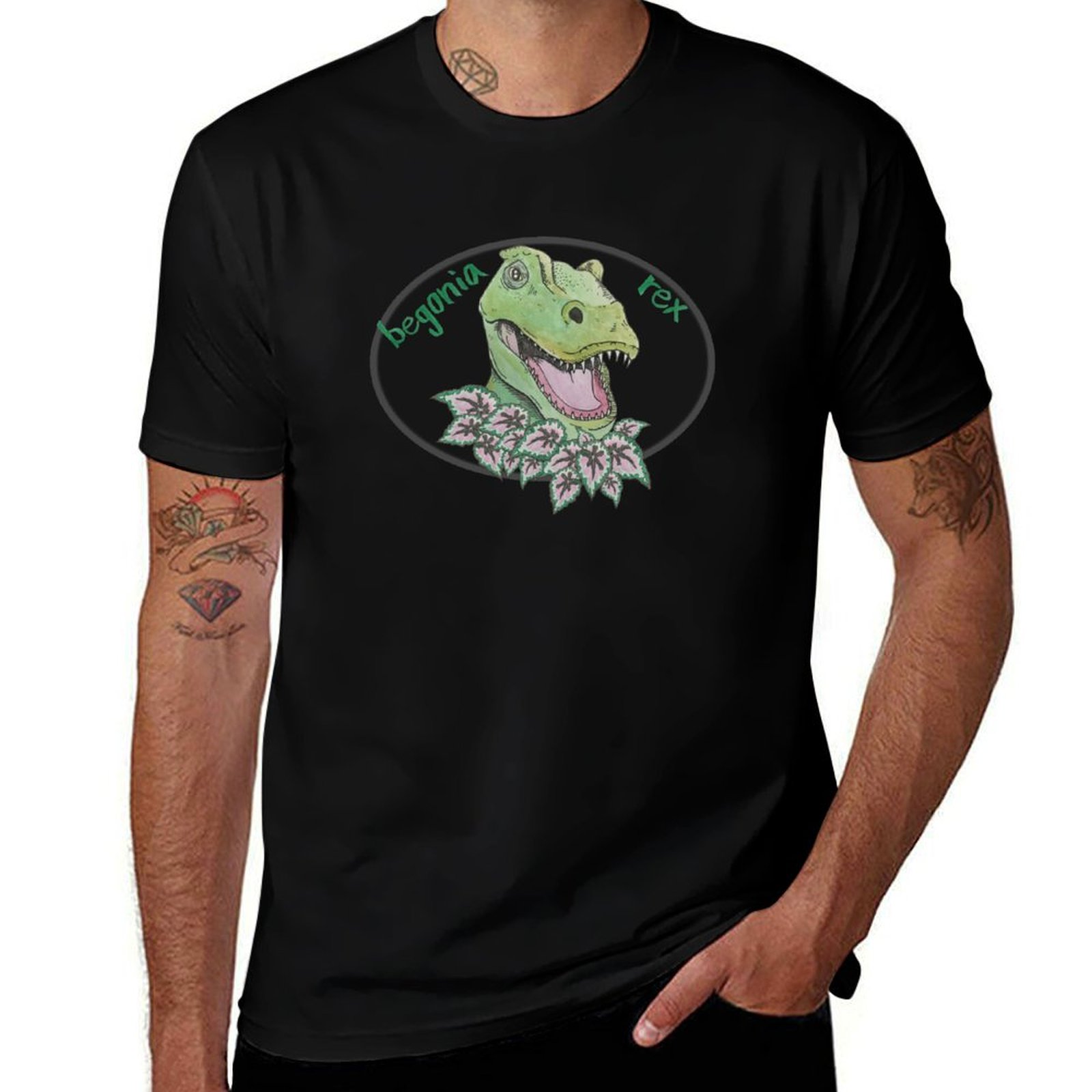 T rex begonia T-Shirt Günlük K - Begonia Rex incelemesi ve fiyatı